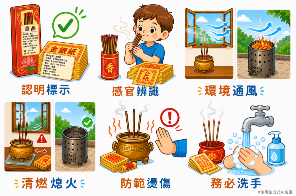 標準局與行政院消保處共同公布市售「金、銀紙」及「香品」商品檢測結果.png