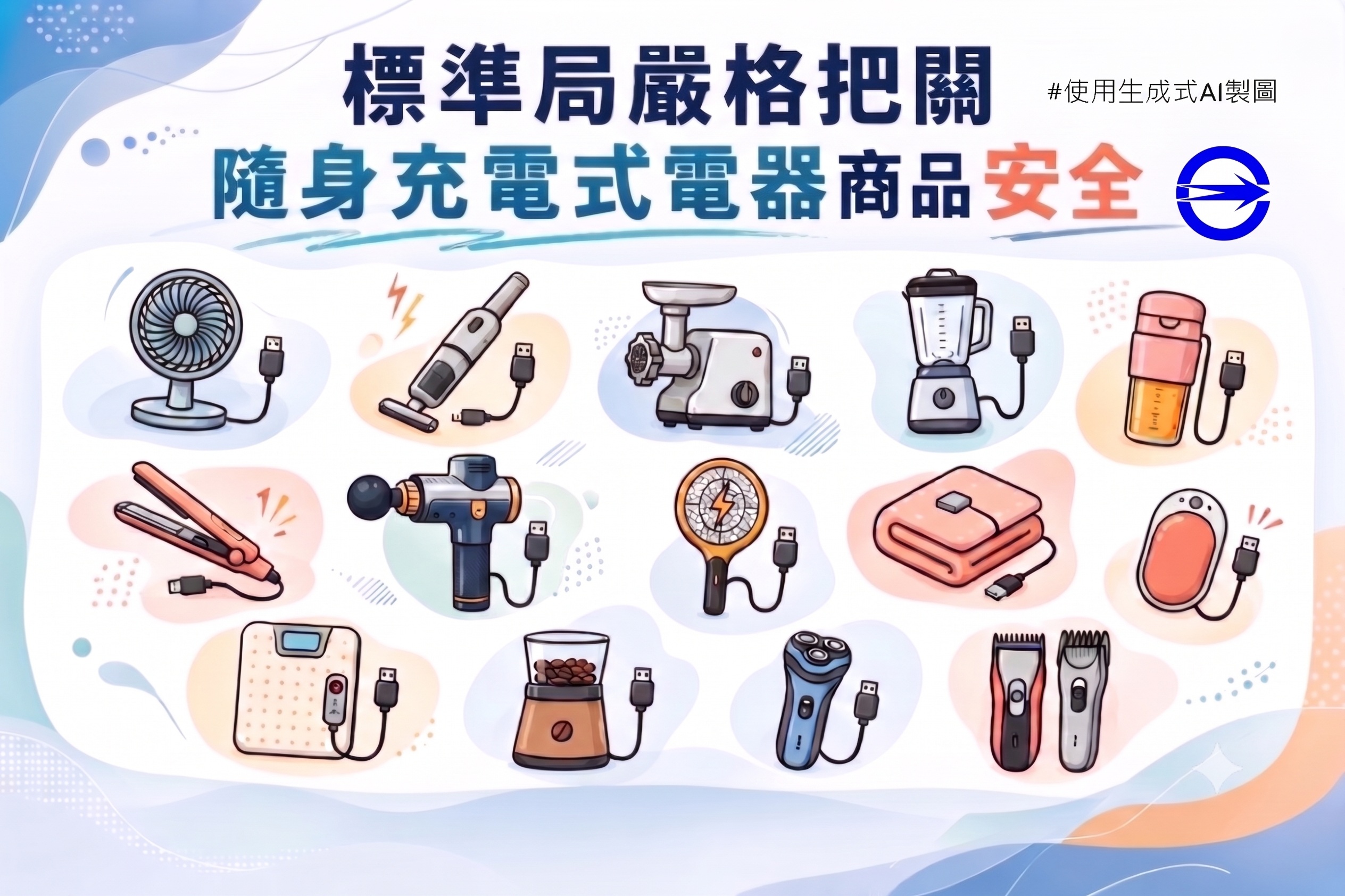 1150806標準局新聞稿【主圖】-14種隨身充電式電器